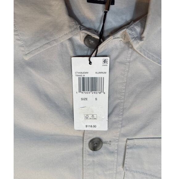 🔥 Michael Kors Gray Overshirt / Jacket - Small (38R) - NWT! - Picture 8 of 8